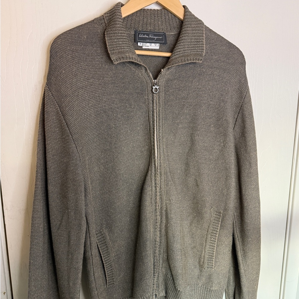 Vintage Salvatore Ferragamo Quarter Zip